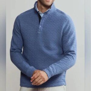 Rhone NWT Men's Weekender Ocean Blue Heather Pullover top size S